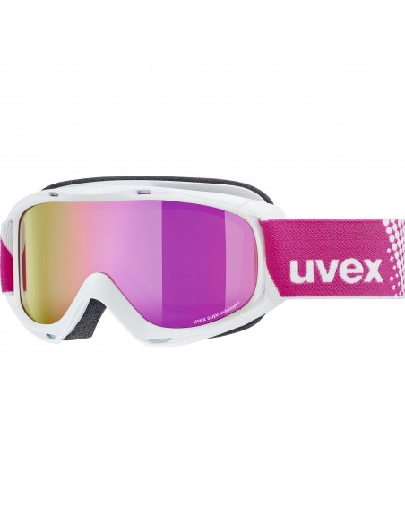 Uvex Slider FM White - Mirror Pink S3