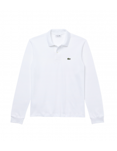 Long-sleeve Lacoste Classic Fit Polo Shirt Blanc