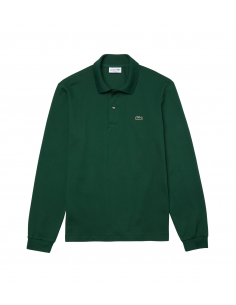 Long-sleeve Lacoste Classic Fit Polo Shirt Vert
