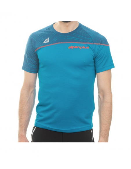 T-Shirt Alpenplus Bicolor Mann