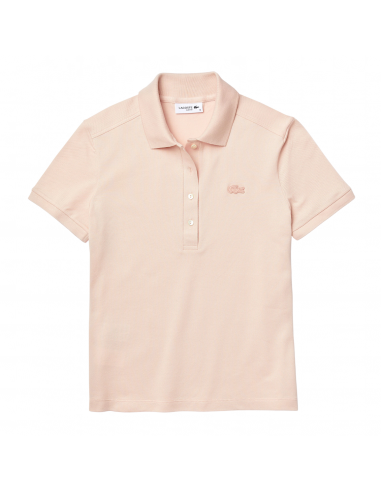 Mælkehvid slap af affald Women's Lacoste Stretch Slim Fit Polo Shirt Light Pink