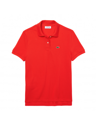 Polo Lacoste Donna Regular Fit Rosso