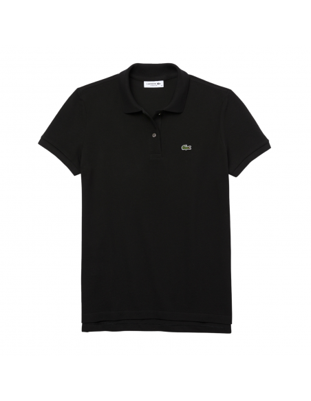 computer Afvige Justerbar Women's Lacoste Stretch Regular Fit Polo Shirt Black