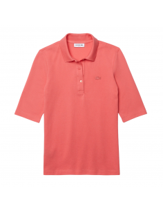 Women's Lacoste Slim Fit Polo Shirt Pink