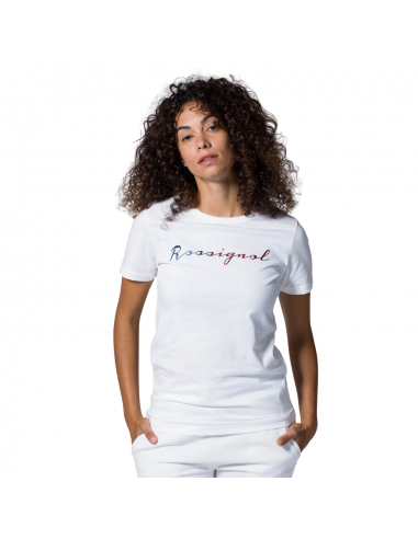 T-Shirt Rossignol da Donna Logo White