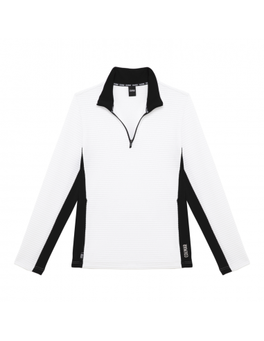 Colmar Two-tone jacquard Ski Sweatshirt with Half Zip Damen