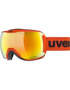 Uvex Downhill 2100 CV Fierce Red Mat - Mirror Orange S2