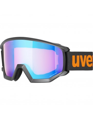 Uvex Athletic CV Black Mat - Mirror Orange S2